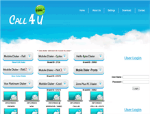 Tablet Screenshot of call4u.us